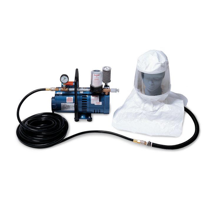 Part Number 9220-01 1-Worker Tyvek™ Supplied Air Hood Low Pressure System with 50' Hose