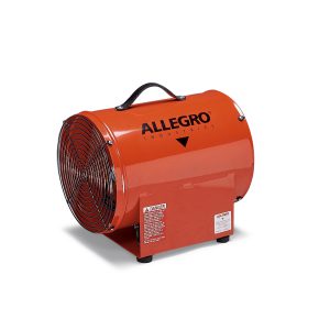 Explosion-Proof 220V/50 Hz Allegro Industries 953825E Plastic Compaxial Blower with 25 Ducting 8