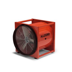 8 220V//50 Hz Allegro Industries 953815E Plastic Compaxial Blower with 15 Ducting Explosion-Proof